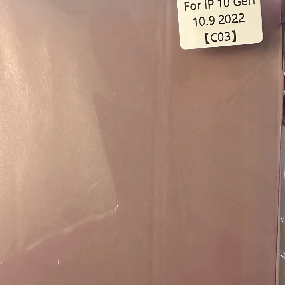 Purple Tri-Fold Tablet Cover with Matte Finish